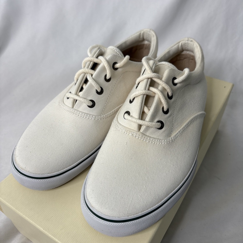 Cole Haan Perkin White Women's 8M Canvas Sneaker Lace Up Shoes Casual